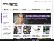 Tablet Screenshot of firmagaver-deluxe.dk